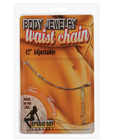 Waist chain oval links - silver
