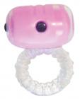 Eve body responsive couples ring - pink / clear