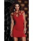 Open back, keyhole passion dress red lg
