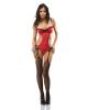 Forplay cinnamon spice teddy and panty red o/s