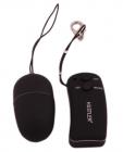 Hustler toys leave me breathless remote control waterproof bullet - black