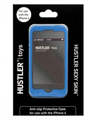 Hustler sexy skin iphone 4 protective case - blue