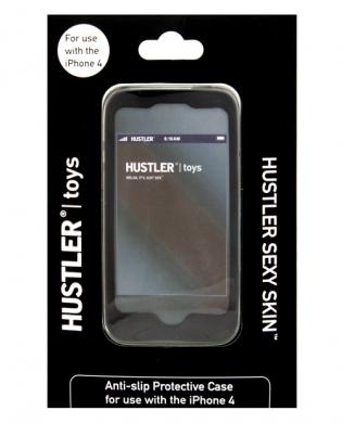 Hustler sexy skin iphone 4 protective case - black
