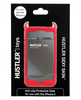 Hustler sexy skin iphone 4 protective case - red