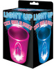 Light up cock shot glass - purple