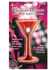 Martini weenie light up party glass - red