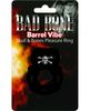 Bad bones skull and crossbones pleasure ring - black