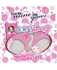 Horny honey play handcuffs