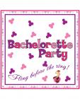 Bachelorette party napkins/trivia game - 10 pack