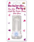 Bachelorette party big shot light up party shot glass w/string