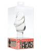 Icon brands raging stallion helmet head 6in plug xxl - clear