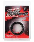 Falcon glass cockrings 40mm - black