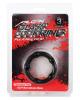 Falcon glass cockrings 40mm - black