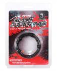 Falcon glass cockrings 45mm - black