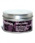 Dona by jo massage candle 4 oz - blue lotus