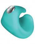Key by jopen pyxis waterproof rechargeable finger massager - blue