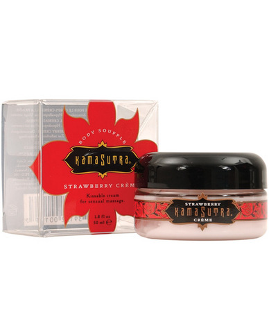 Kama sutra petite  body souffle - strawberry 1.8 oz (clear packaging)