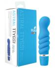 Maia Twistty Silicone G-Spot Vibe - Neon Blue