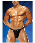 Male power rip off thong w/studs black s/m Sex Toy Product