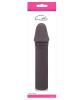 Ns novelties chic pleasures 7in silicone dong - charcoal