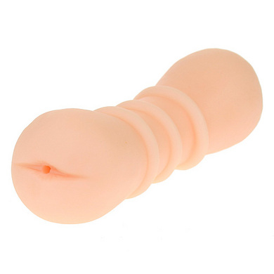 2 hole ridged masturbator