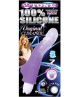 2 tone 100% silicone vaginal climaxer - purple