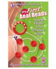 My first anal beads - red