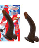 Real skin afro american whoppers 8in w/balls - brown