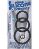 Super silicone cock rings waterproof - 3 sizes black