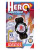 Hero superstud partners pleasure ring - black
