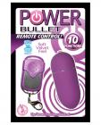 Power bullet remote control - 10 function - purple