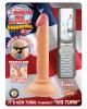Real skin all american mini whopper 4in vibrating straight dong - flesh