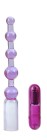 Ready-4-action vibrating anal beads - lavender
