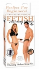 Fetish Fantasy Series Vibrating Hollow Strap-On Beige