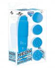Neon luv touch mini mite waterproof - 4 interchangeable heads blue