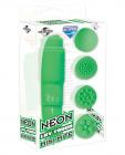Neon luv touch mini mite waterproof - 4 interchangeable heads green