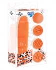 Neon luv touch mini mite waterproof - 4 interchangeable heads orange