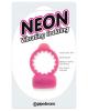 Neon vibrating cockring - pink