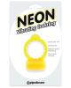 Neon vibrating cockring - yellow