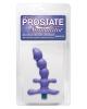 Vibrating waterproof silicone prostate stimulator - purple
