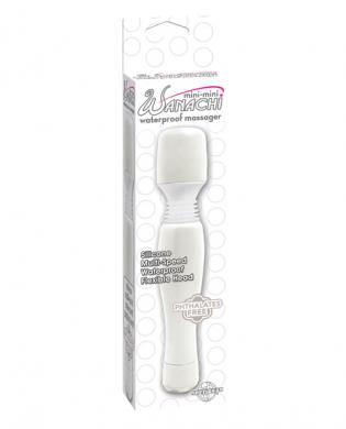 Mini-mini wanachi waterproof massager - white
