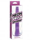 Neon jelly stroker - purple