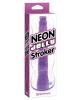 Neon jelly stroker - purple