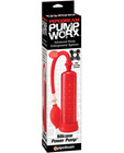 Pump worx silicone power pump - red