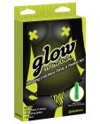 Glow in the dark vibrating crotchless panty and pasties set - zebra