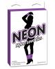 Neon nylon love ties - 3 purple ties