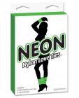 Neon nylon love ties - 3 green ties