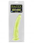 Basix rubber works 7in slim dong - glow in the dark