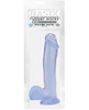 Basix 12in dong w/suction cup - clear