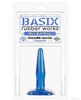 Basix rubber works mini butt plug - blue